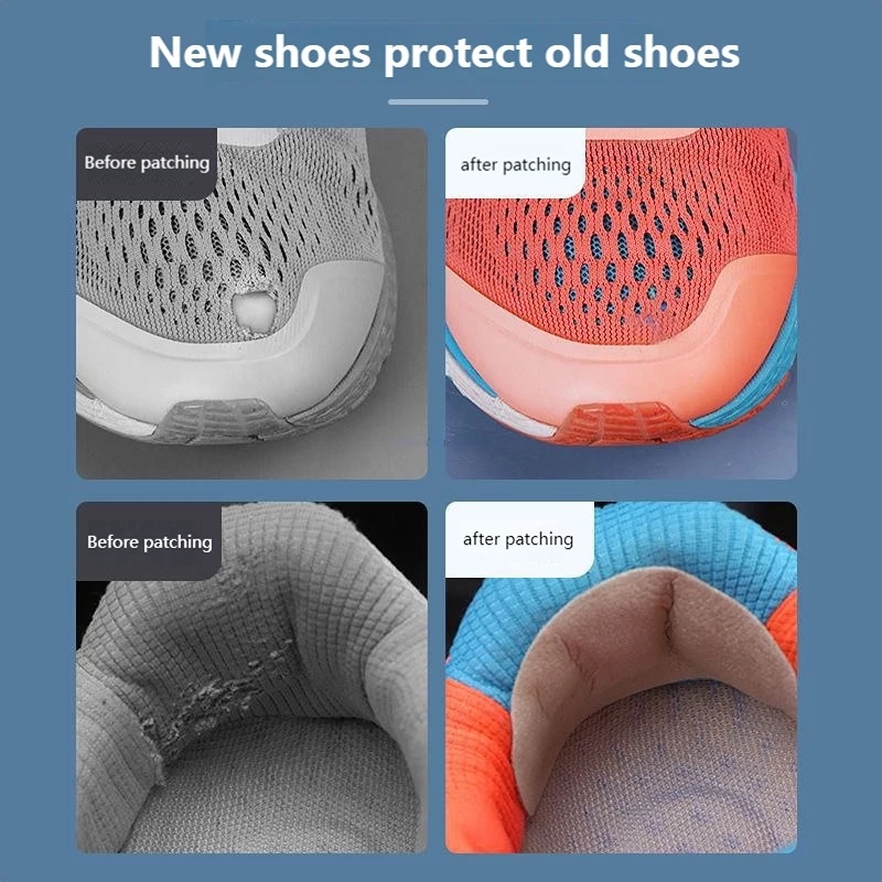 靴ヒールつま先穴自己粘着修理パッチスニーカーつま先/ヒール靴 - Sneaker Protector のレビューと価格